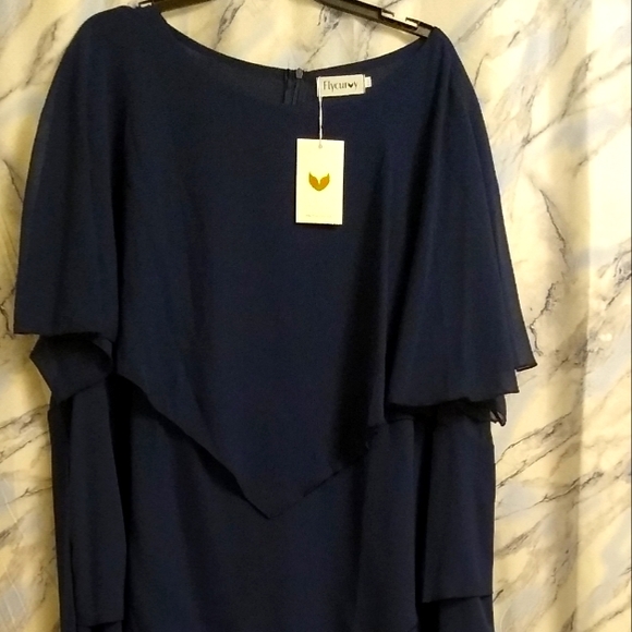 Flycurvy mother of the bride plus size dress - Picture 3 of 5